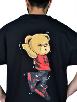 Wottowear Oversized Men’s Printed Tedxo Round Neck T-Shirt – 100% Cotton | 240 GSM