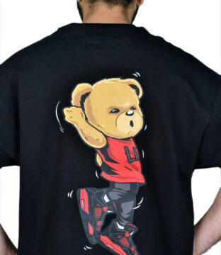 Wottowear Oversized Men’s Printed Tedxo Round Neck T-Shirt – 100% Cotton | 240 GSM