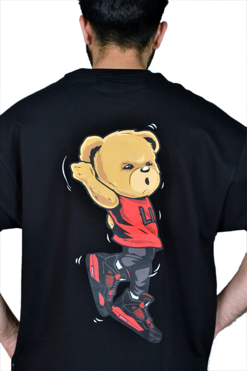 Wottowear Oversized Men’s Printed Tedxo Round Neck T-Shirt – 100% Cotton | 240 GSM