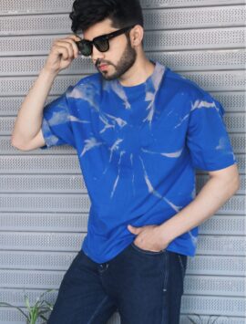 Wottowear Oversized Unisex Tie & Dye T-Shirt – 100% Cotton | 240 GSM
