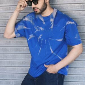 Wottowear Oversized Unisex Tie & Dye T-Shirt – 100% Cotton | 240 GSM