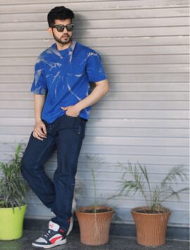 Wottowear Oversized Unisex Tie & Dye T-Shirt – 100% Cotton | 240 GSM