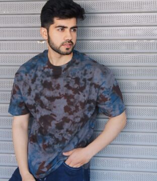 Wottowear Oversized Unisex Tie & Dye T-Shirt – 100% Cotton | 240 GSM