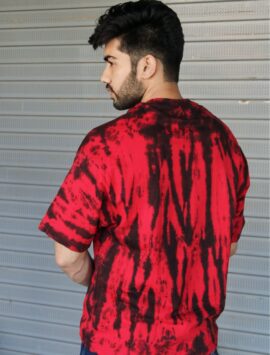 Wottowear Oversized Unisex Tie & Dye T-Shirt – 100% Cotton | 240 GSM