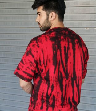 Wottowear Oversized Unisex Tie & Dye T-Shirt – 100% Cotton | 240 GSM