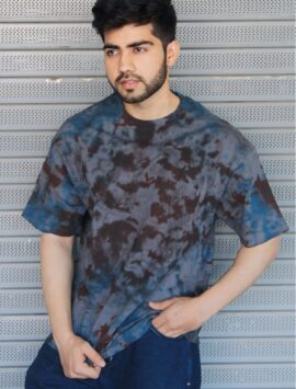 Wottowear Oversized Unisex Tie & Dye T-Shirt – 100% Cotton | 240 GSM
