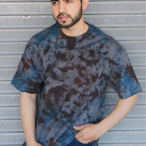 Wottowear Oversized Unisex Tie & Dye T-Shirt – 100% Cotton | 240 GSM
