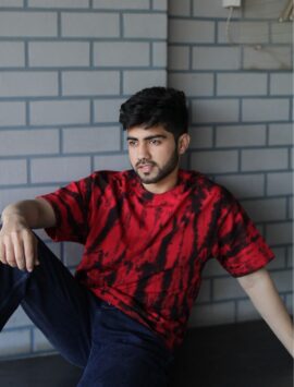 Wottowear Oversized Unisex Tie & Dye T-Shirt – 100% Cotton | 240 GSM