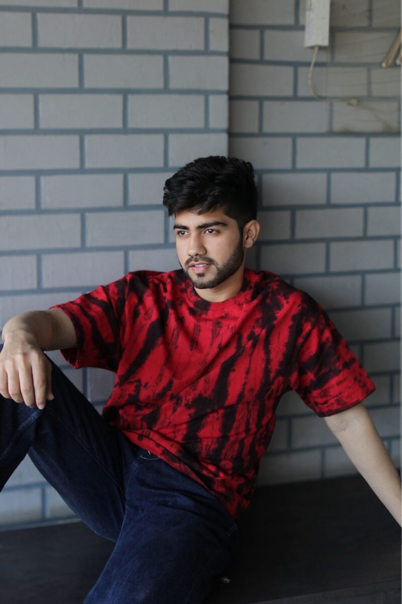 Wottowear Oversized Unisex Tie & Dye T-Shirt – 100% Cotton | 240 GSM