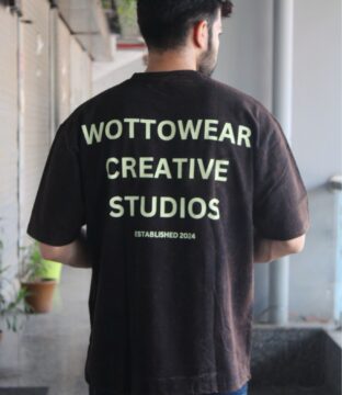 Wottowear Oversized Unisex Acid Wash T-Shirt | 100% Cotton | 240 GSM